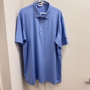 Peter Millar blue men’s XL short sleeve polo golf shirt